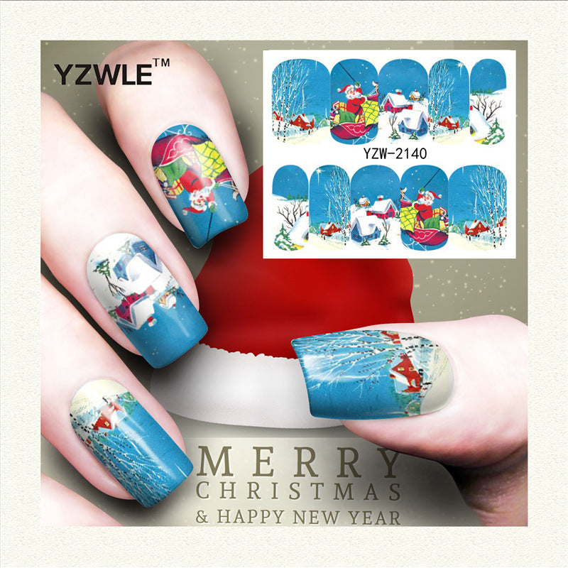 Festive Fingertips Christmas Nail Decals
