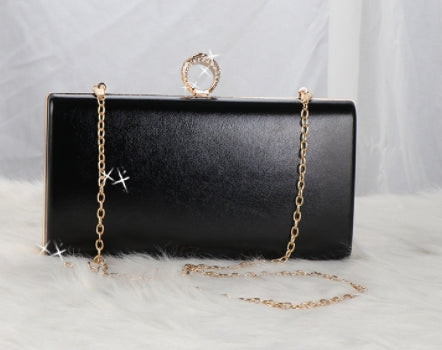 Designer Women's Waterproof Clutch Bag with Rhinestones