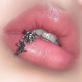 Vintage Floral Lip Ring