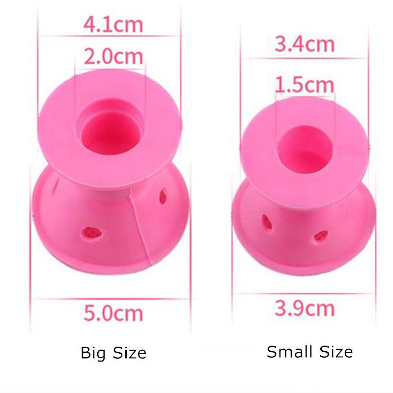 Mushroom Curlers Hair Rollers with Bell Ball Design