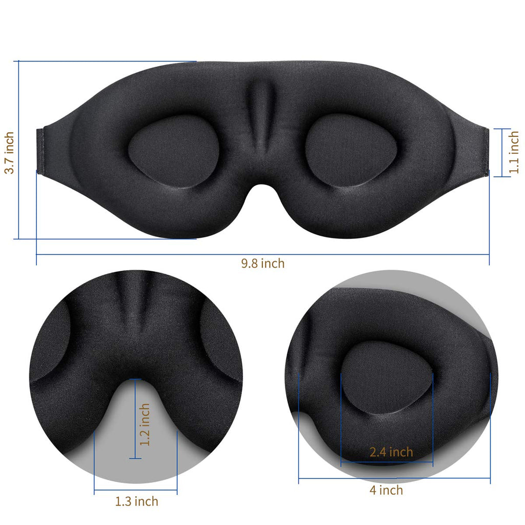 Elegant 3D Contour Sleep Mask