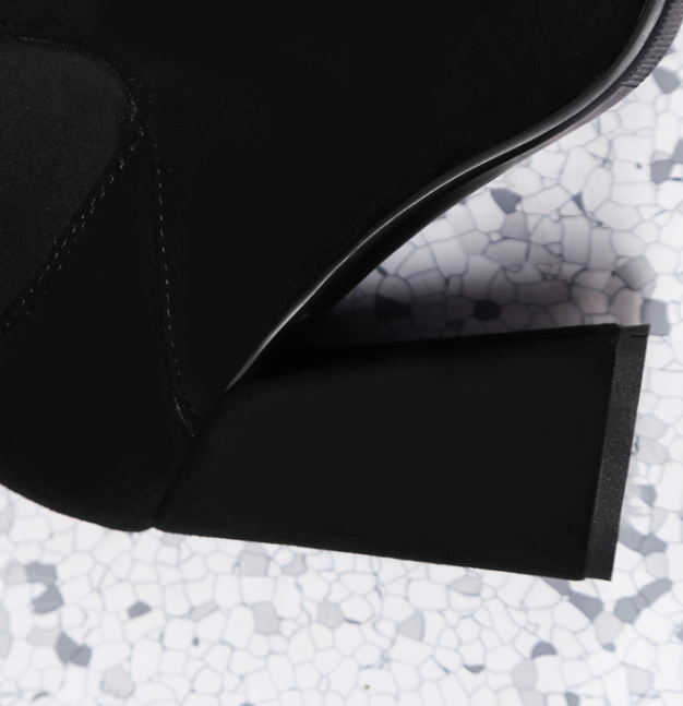 Elegant Over-the-Knee Velvet Boots