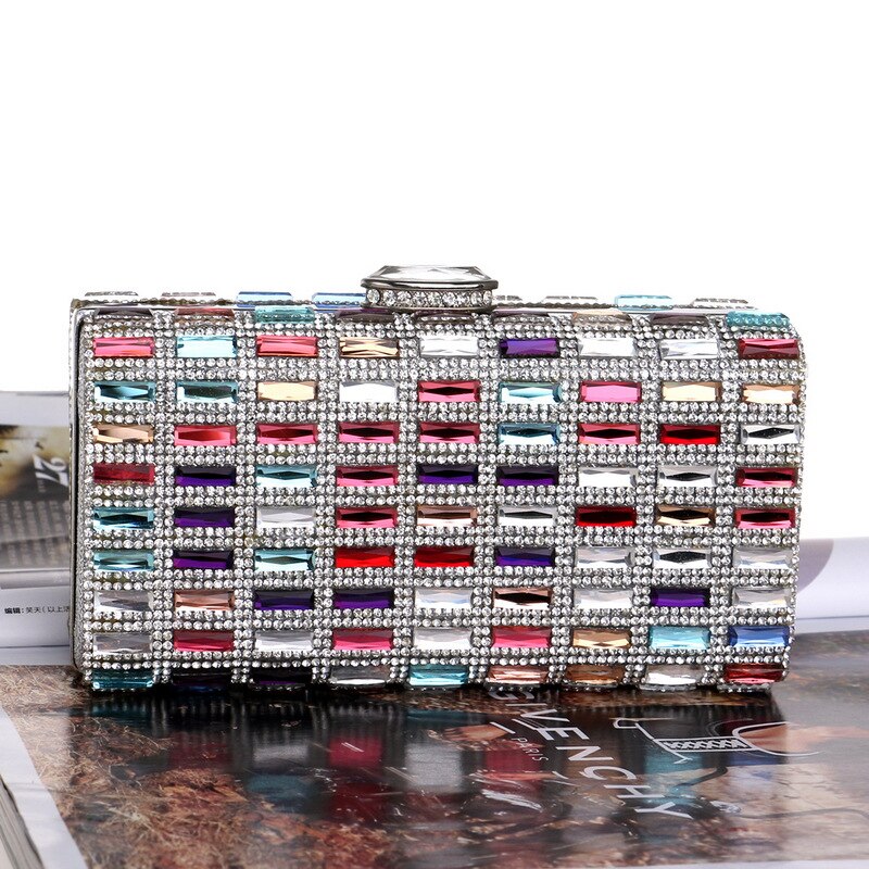 Rhinestone Glamour Evening Clutch