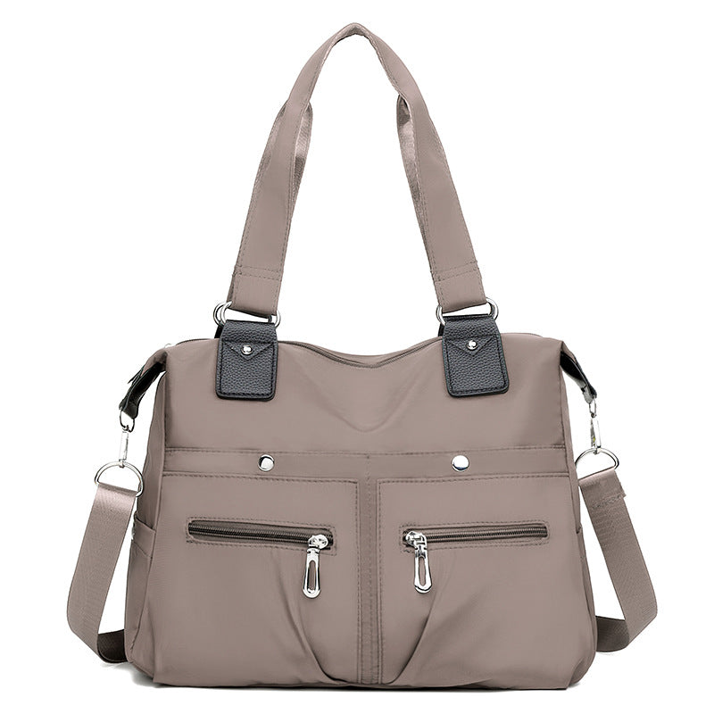 Voluminous Nylon Crossbody Bag