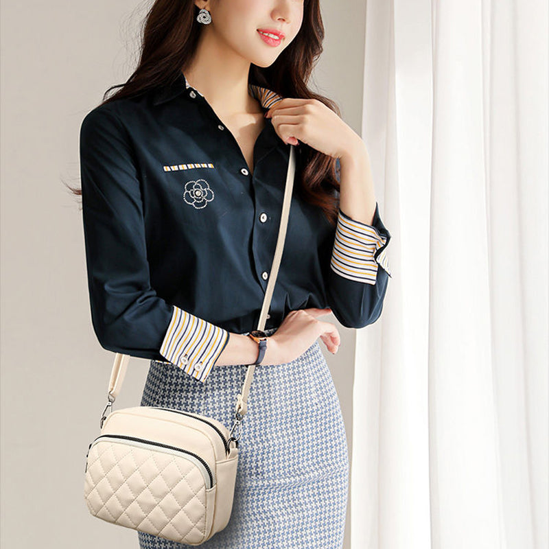 Elegant PU Leather Women's Satchel with Wallet