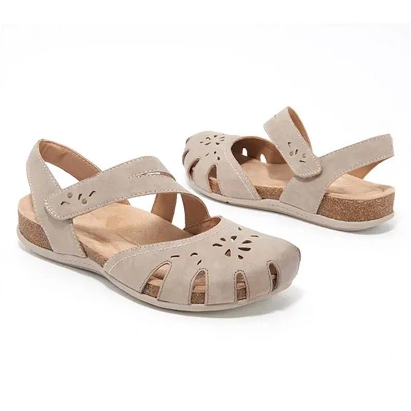 Elegant Wedge Cutout Sandals