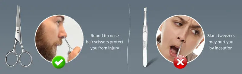 Elite Round-Tip Facial Grooming Scissors