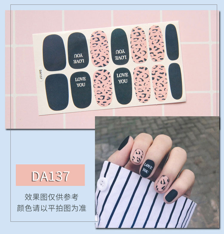 Elegant Leopard Nail Wraps