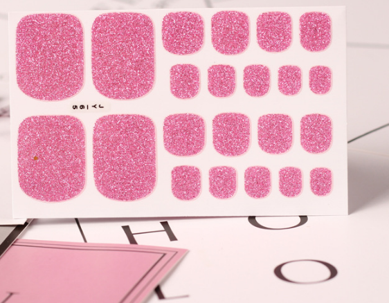 Elegant Waterproof Toe Nail Stickers