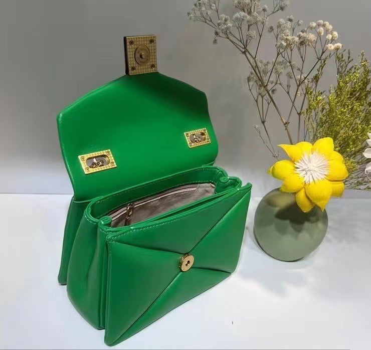 Candy-colored Leather Women's Totes Bag