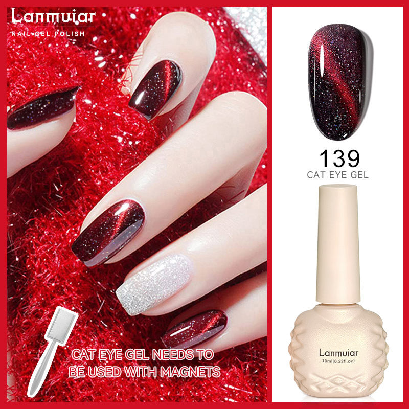 Vibrant Metallic Cat Eye Nail Enamel