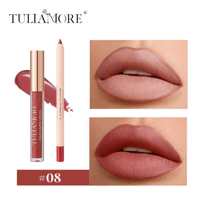 Elegant Matte Lip Set - Waterproof