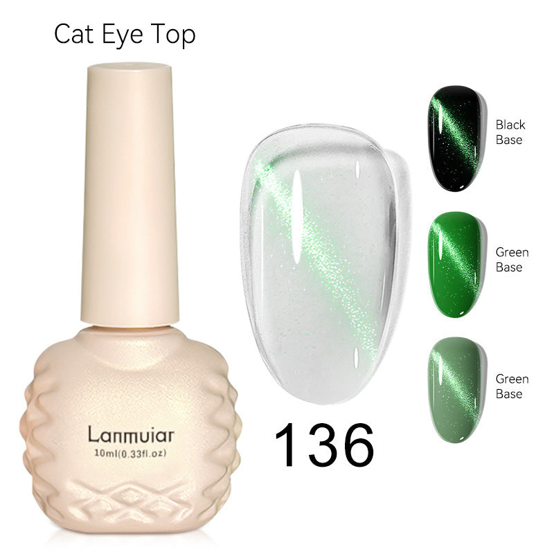 Vibrant Metallic Cat Eye Nail Enamel
