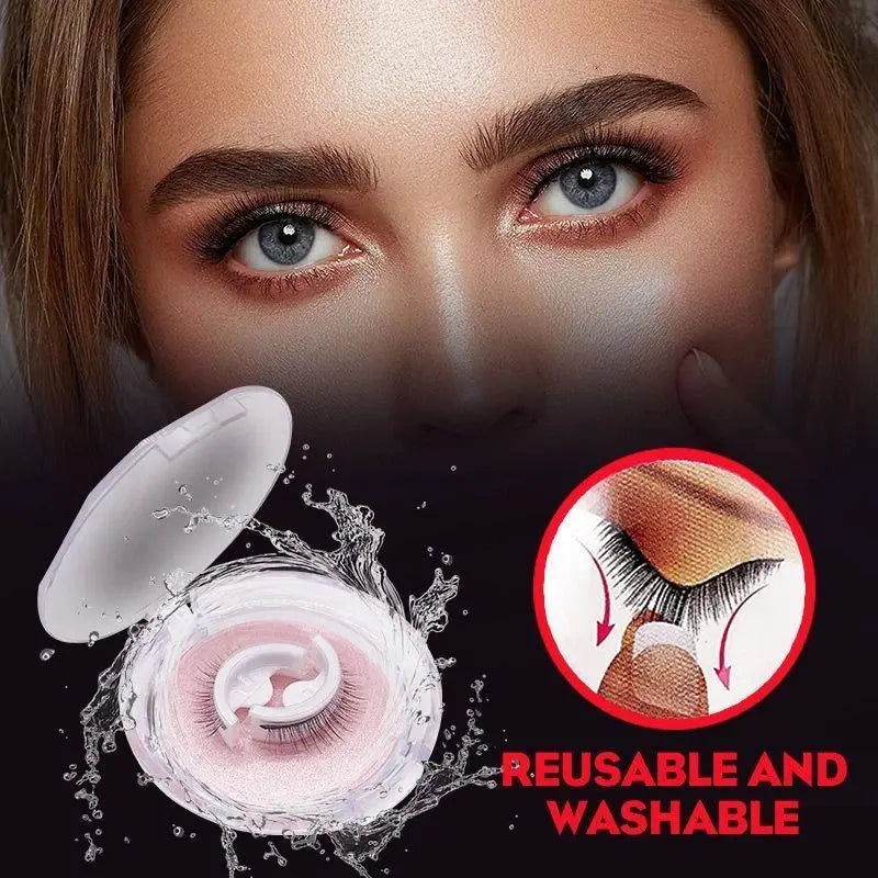 Reusable Natural Self-Adhesive False Eyelashes (Pairs)