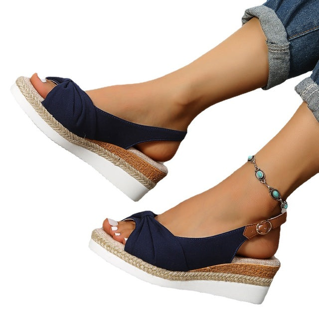Elegant Multicolor Open Toe Sandals