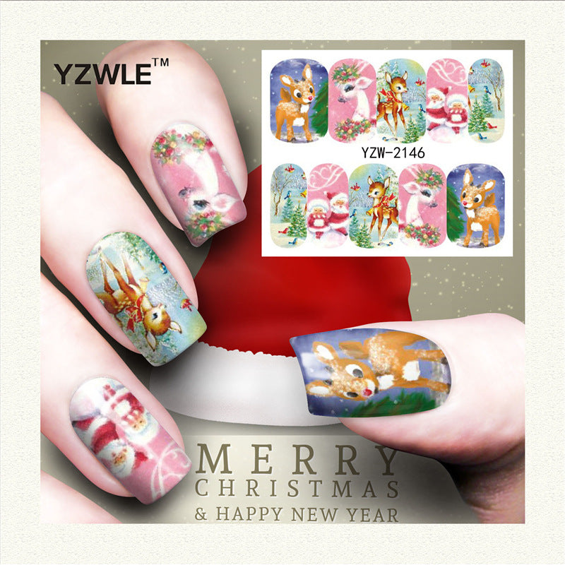 Festive Fingertips Christmas Nail Decals