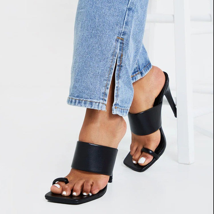 Fashion Stiletto High Heel Flip Flops for Women