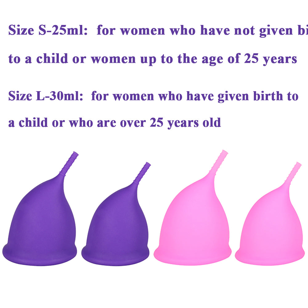 Elegant Silicone Menstrual Cup