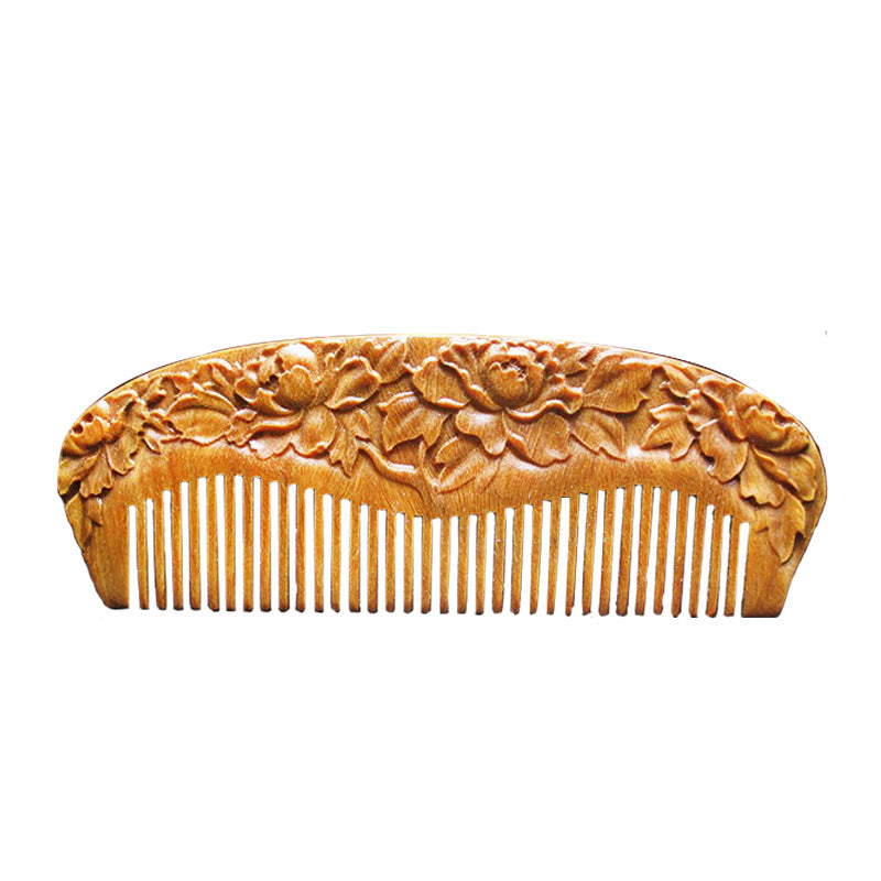Elegant Vintage Sandalwood Combs