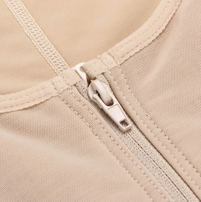 Stretch Shapewear Pants Zipper