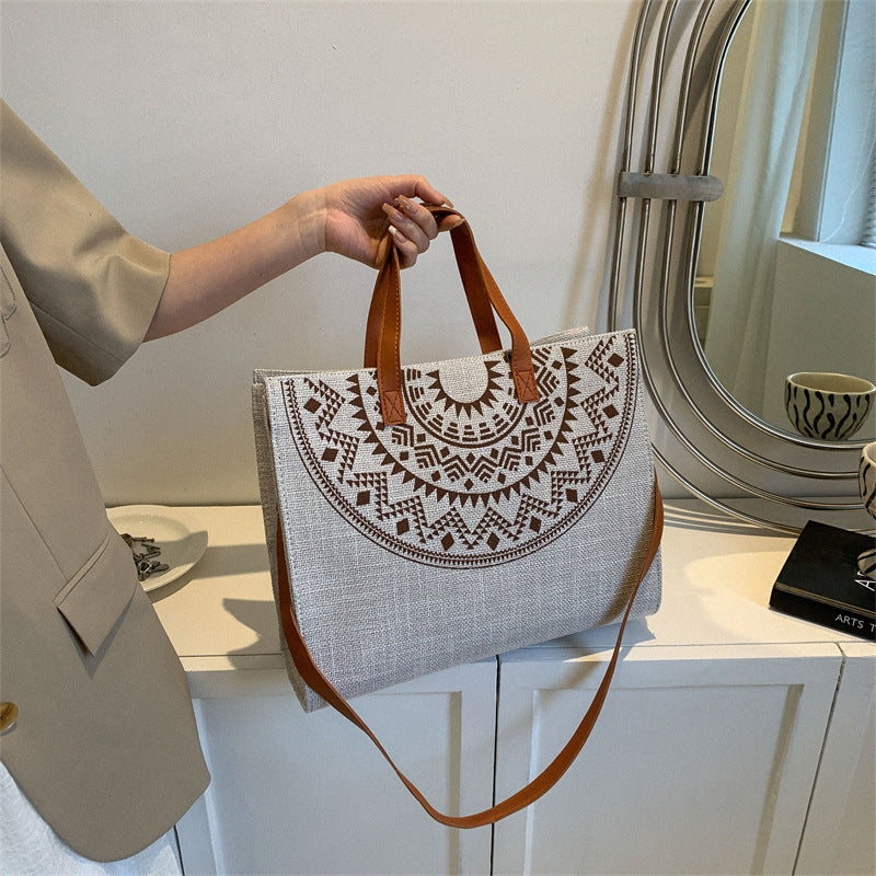 Elegant Japanese Canvas Tote