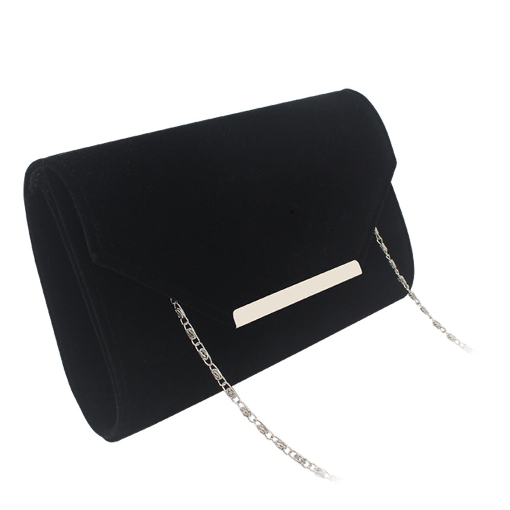 Elegant Flannelette Envelope Clutch Bag for Women