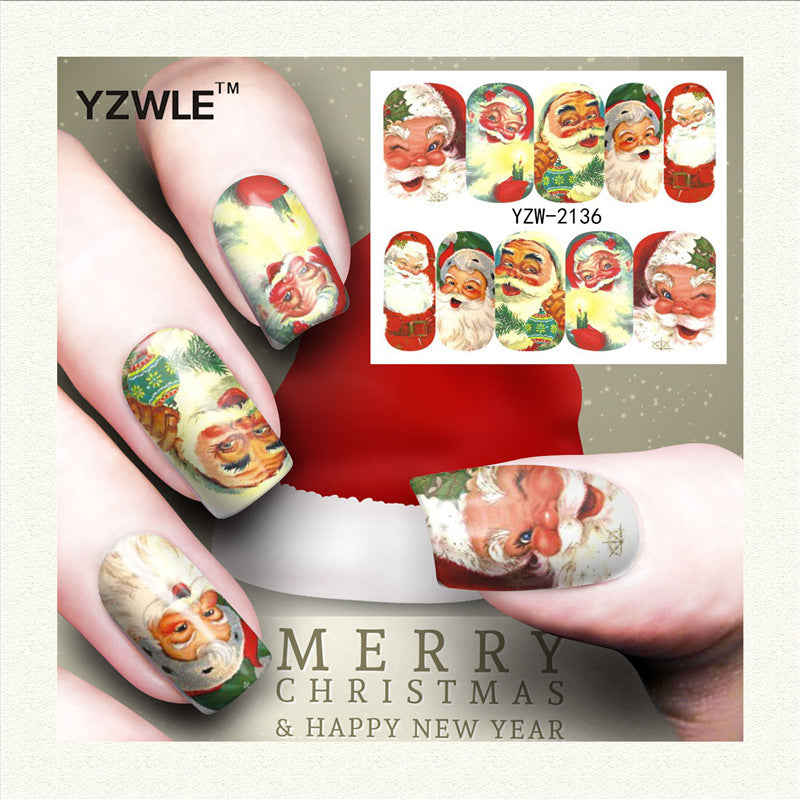 Festive Fingertips Christmas Nail Decals