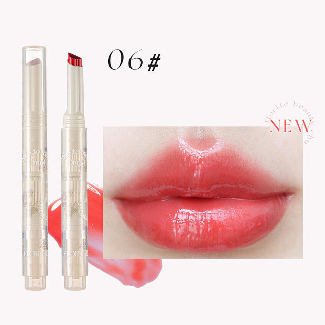 FLORTTE First Kiss Love Stick Lipstick Pen with Mirror