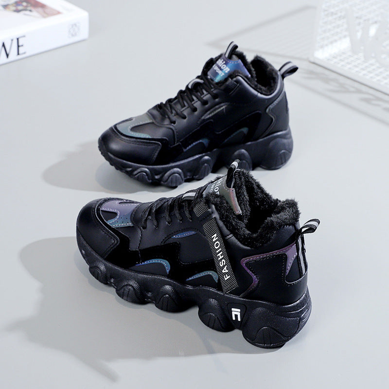 Elegant Velvet High-Tops for Winter