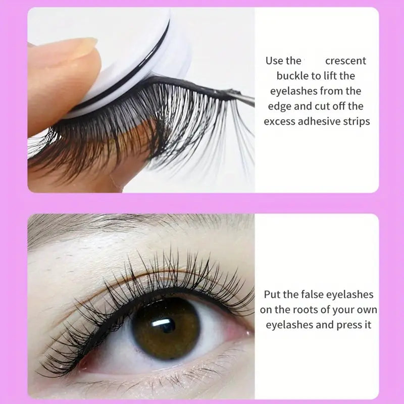 Self-Stick Waterproof False Eyelash Adhesive Strips (10pcs)