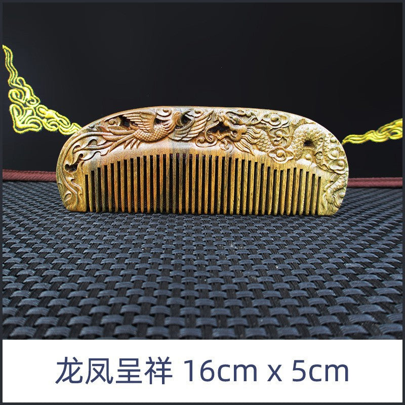 Elegant Vintage Sandalwood Combs