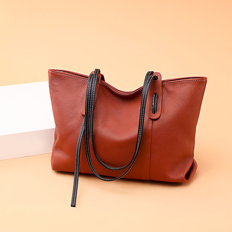"2023 Women's Large Capacity Leather Tote Bag"