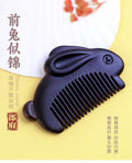 Antique-Style Green Sandalwood Comb Set