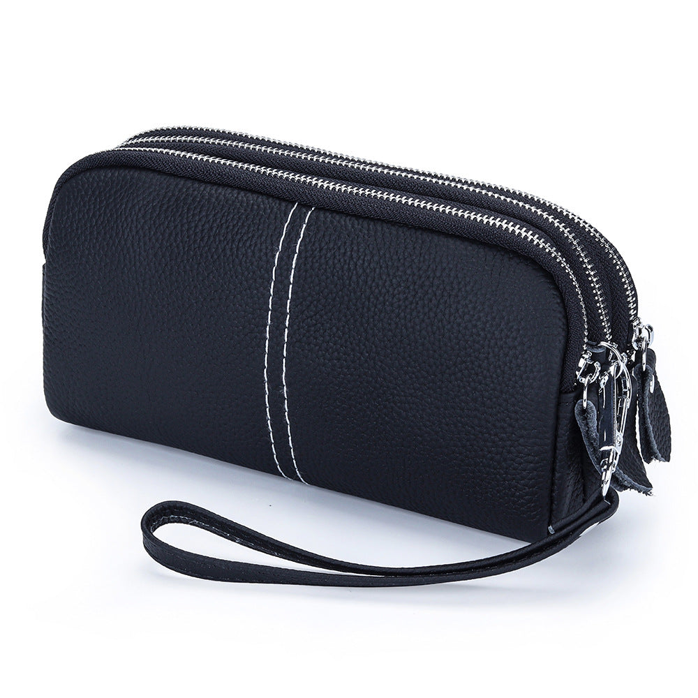 Elegant Cowhide High-Capacity Wallet