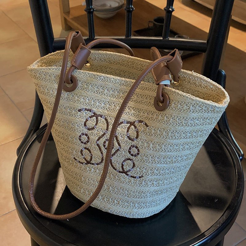 2023 Women's Straw Tote Bag - Large Capacity Summer Style
