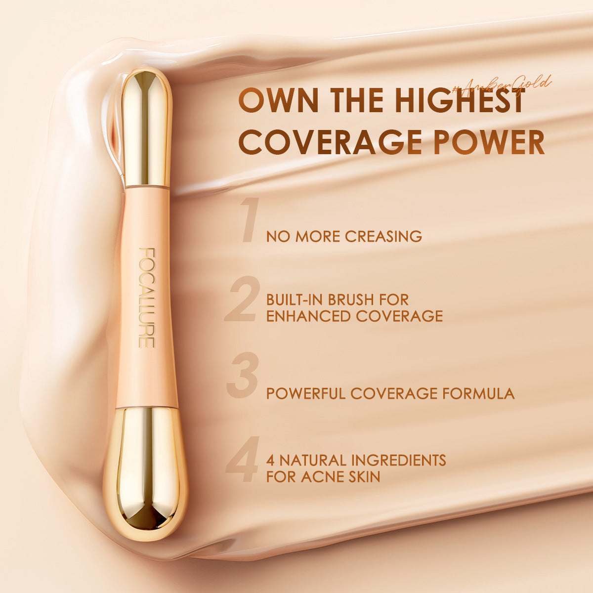 FOCALLURE Flawless Finish Concealer