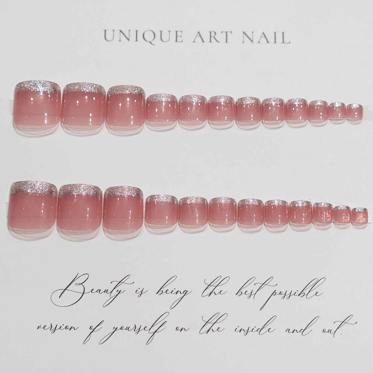Glittering Summer Pedicure Stickers