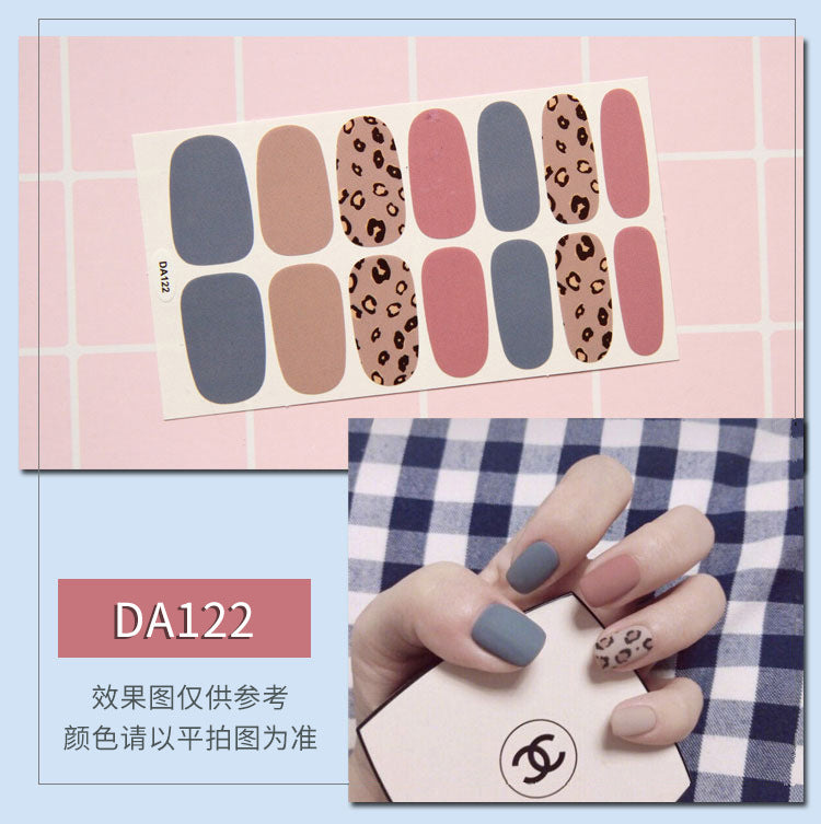 Elegant Leopard Nail Wraps