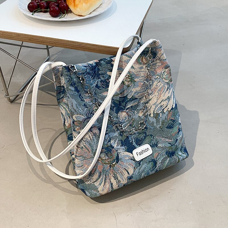 Monet Artisan Wool Handbag