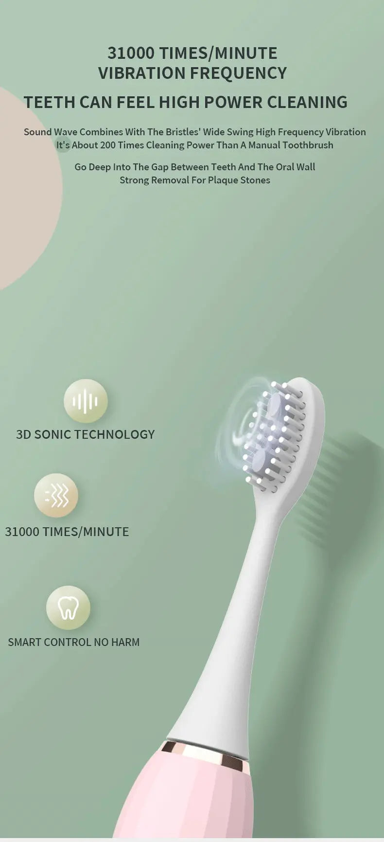DuoCare Rechargeable Electric Toothbrush Set