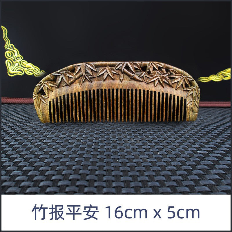 Elegant Vintage Sandalwood Combs