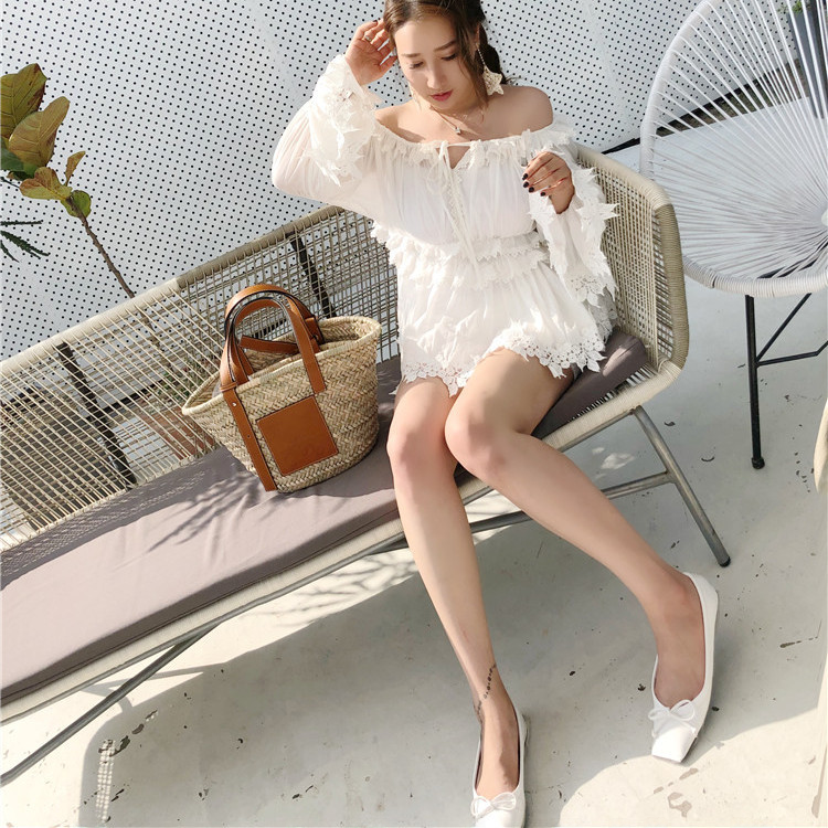 Sengjie Woven Water Grass Shoulder Tote Bag
