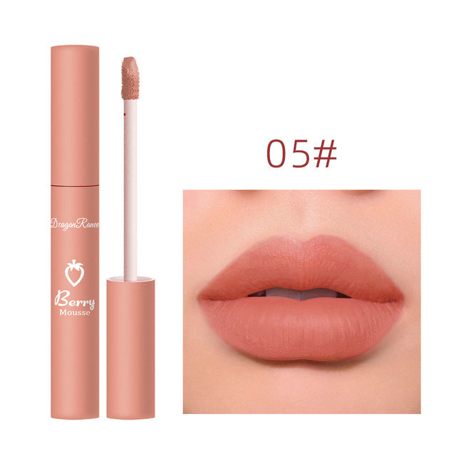 Elegant Strawberry Matte Lip Set