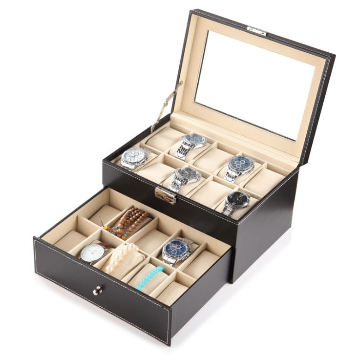Wholesale PU Leather Watch Box for Display and Storage