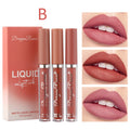 Elegant Matte Trio Lipstick Set