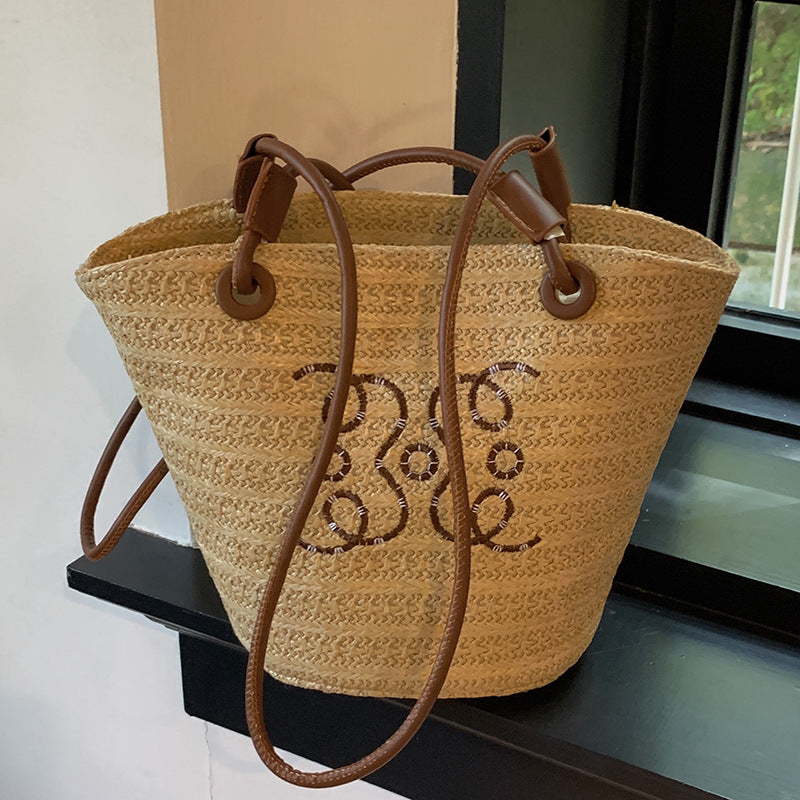 2023 Women's Straw Tote Bag - Large Capacity Summer Style