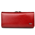 Fashionable Women's Genuine Leather Clutch Wallet