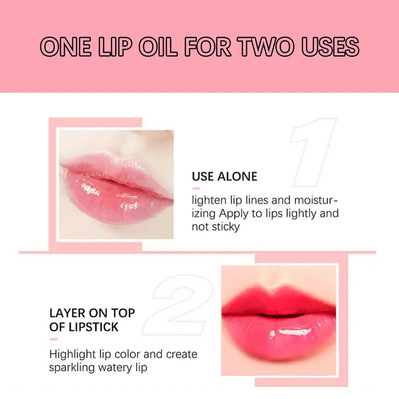 5-Color Lightweight Plumping Lip Oil & Gloss