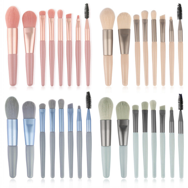 Essential 8-Piece Cosmetic Brush Kit