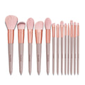 Elegant 13-Piece Artisan Makeup Brush Set